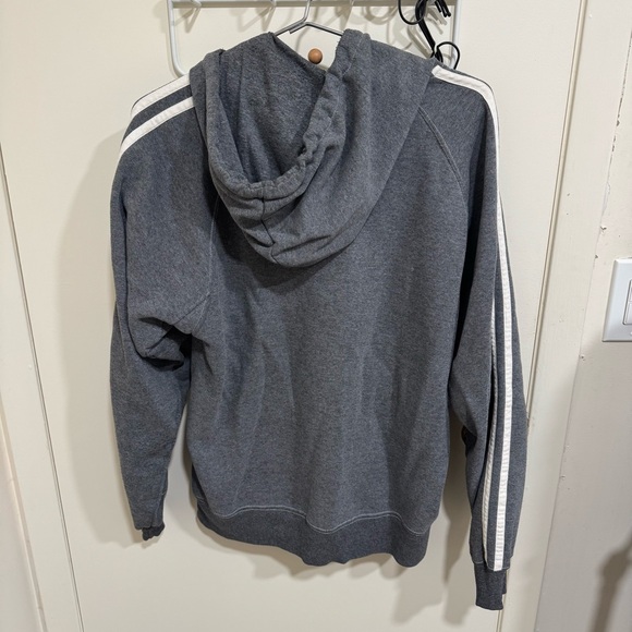 Champion New York University NYU Violets Gray and White Sweatshirt Hoodie Size M - Picture 2 of 10